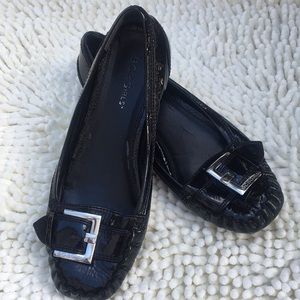 BCBGirls Black Moccasin Flats